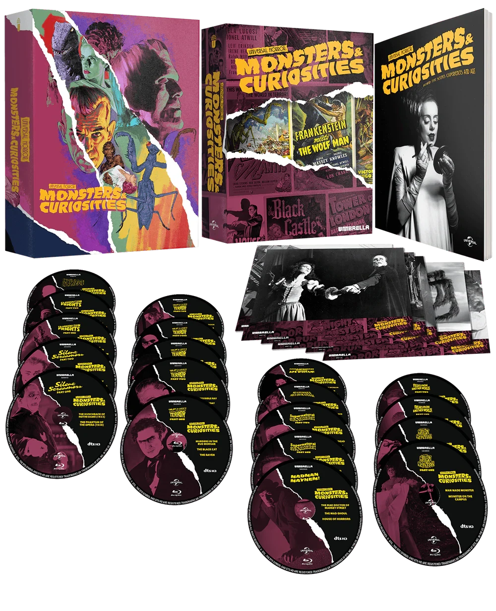 Box contents of Universal Horror: Monsters And Curiosities (1923 - 1960) [Blu-ray]