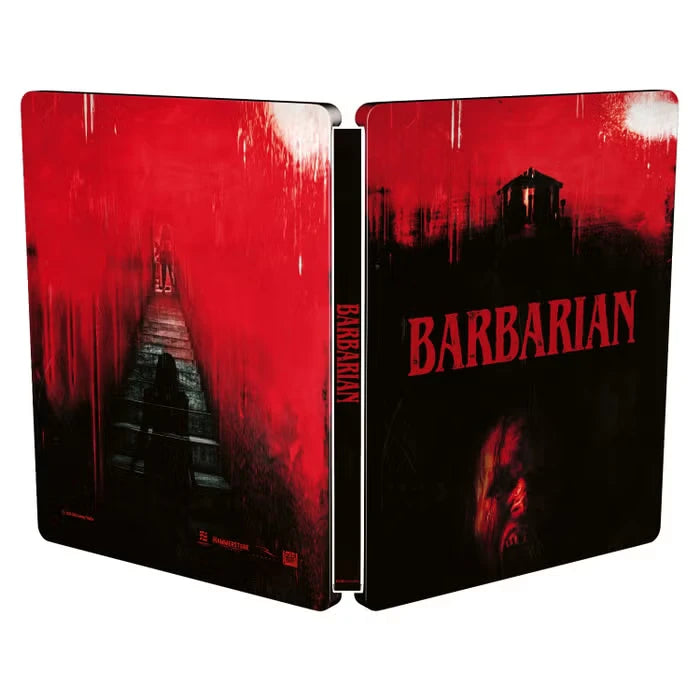 Full cover of Barbarian Limited Edition Steelbook (UK Import) [4K Ultra HD + Blu-ray]