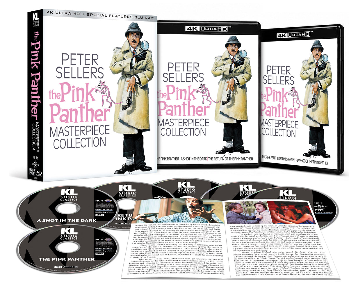 Packshot of The Pink Panther: Masterpiece Collection [4K Ultra HD + Blu-ray]