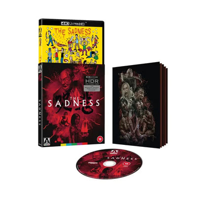 Box contents of The Sadness [Limited Edition] (UK Import) [4K Ultra HD]