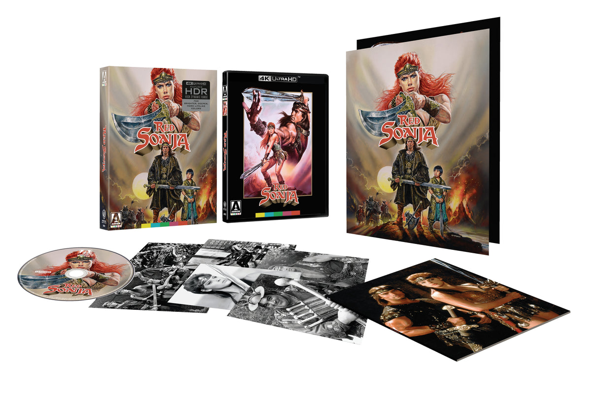 Box contents of Red Sonja [Limited Edition] [4K Ultra HD]