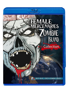 3D art of Female Mercenaries On Zombie Island Collection [Blu-ray + DVD]