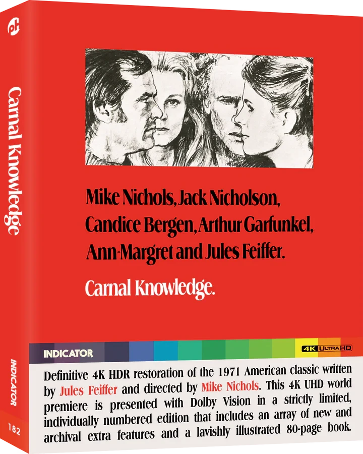 Front cover of Carnal Knowledge Limited Edition (UK Import) [4K Ultra HD]