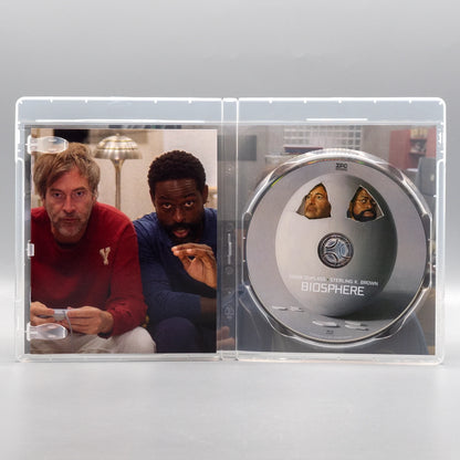 Open case showing disc art of Biosphere [Blu-ray]