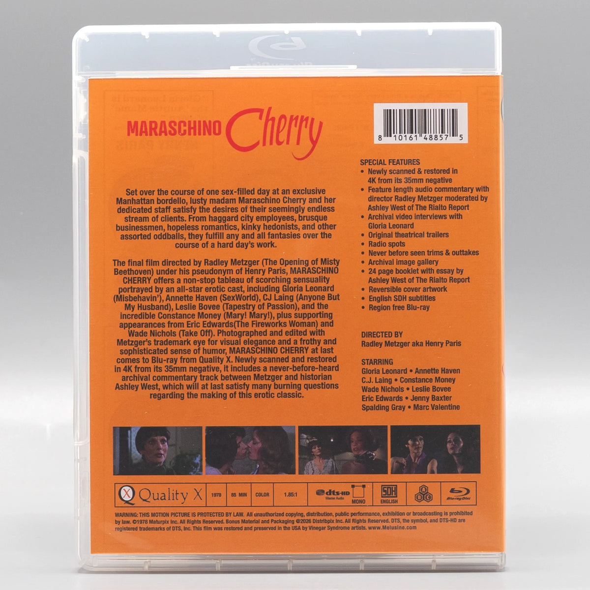 Back case of Maraschino Cherry [Blu-ray]