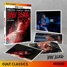 Box contents of Baby Blood (UK Import) [4K Ultra HD]