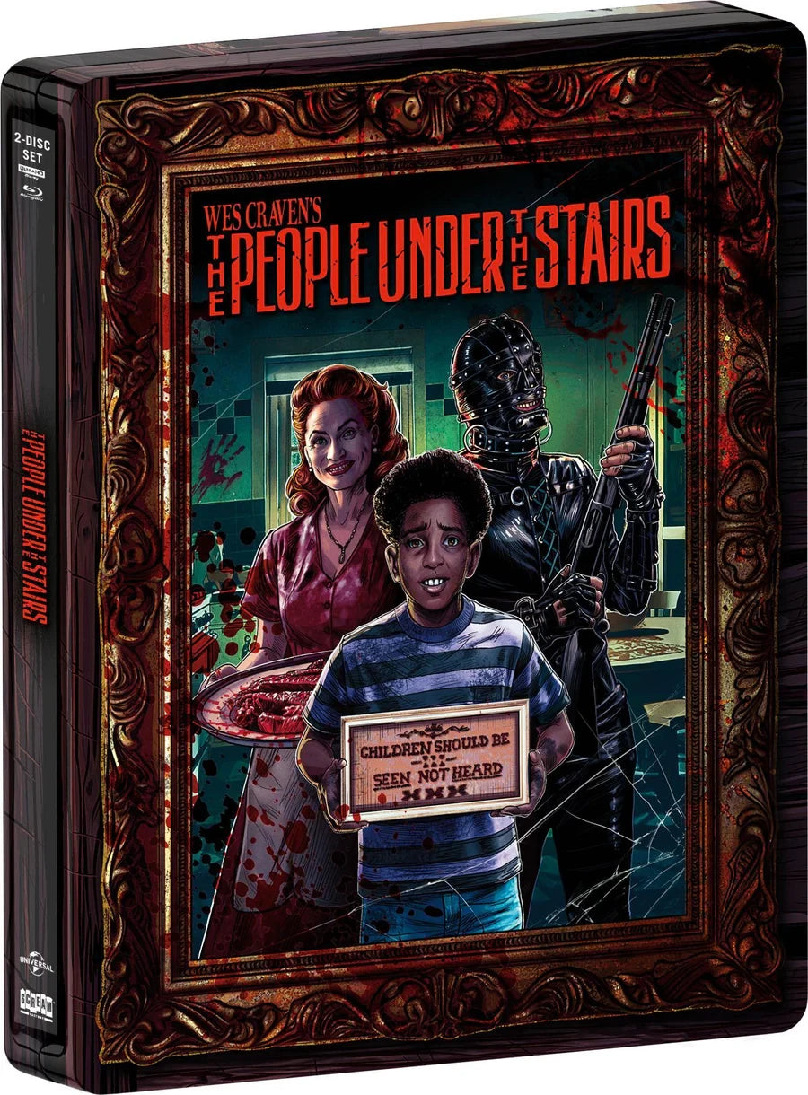 Front cover of People Under the Stairs Limited Edition Steelbook [4K Ultra HD + Blu-ray]