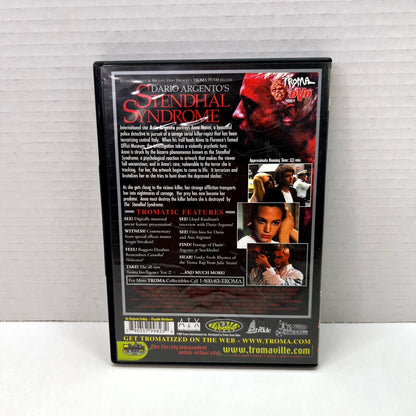 Back cover of The Stendhal Syndrome [DVD]