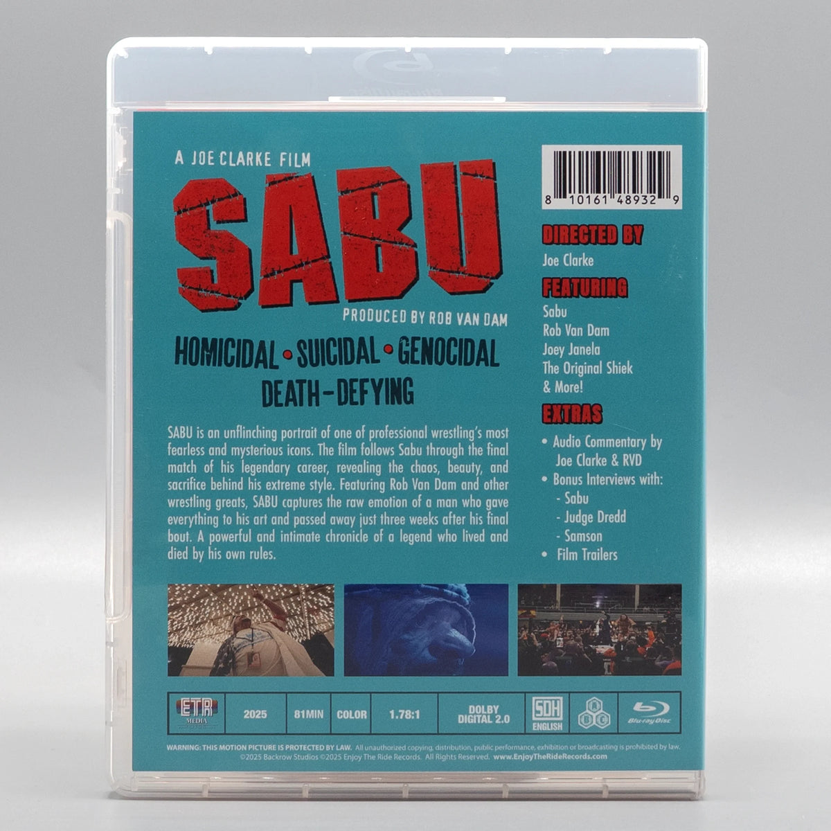 Back case of Sabu [Blu-ray]