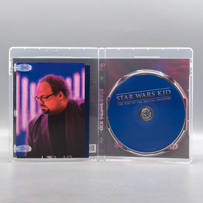 Open case showing disc art of Star Wars Kid: The Rise of the Digital Shadows [Blu-ray]