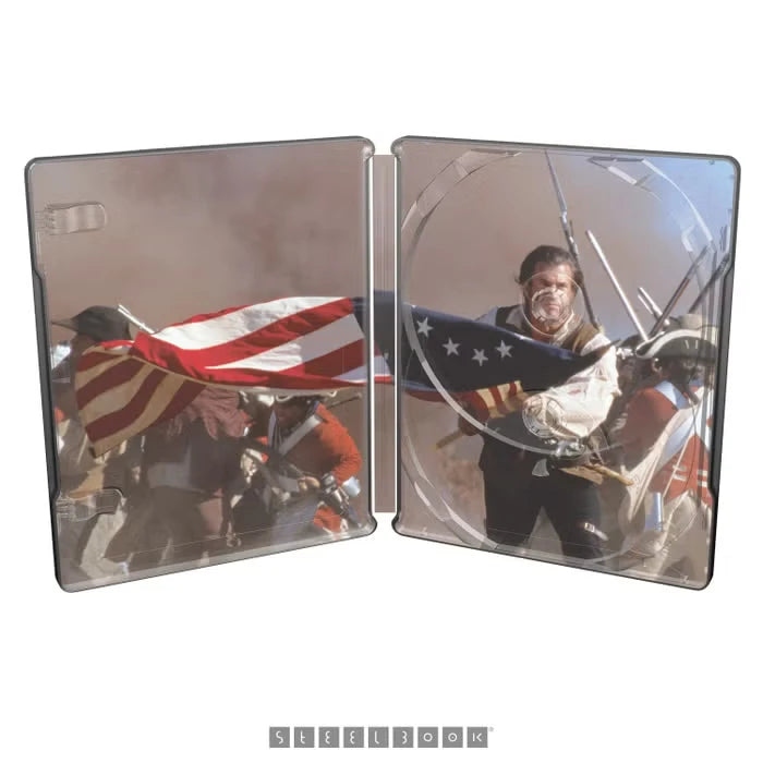 Inside case of The Patriot Limited Edition Steelbook (UK Import) [4K Ultra HD + Region B Blu-ray]
