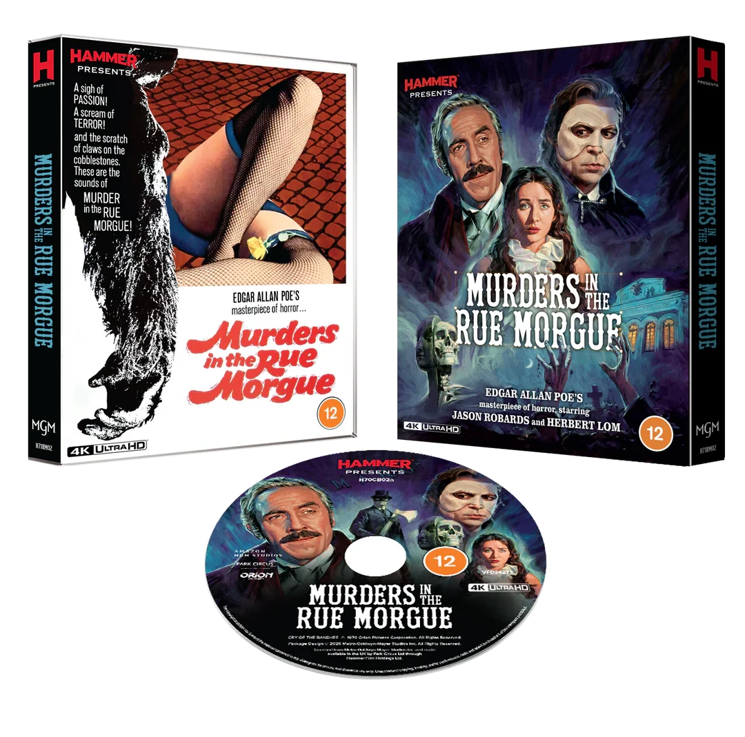 Box contents of Murders in the Rue Morgue (UK Import) [4K Ultra HD]