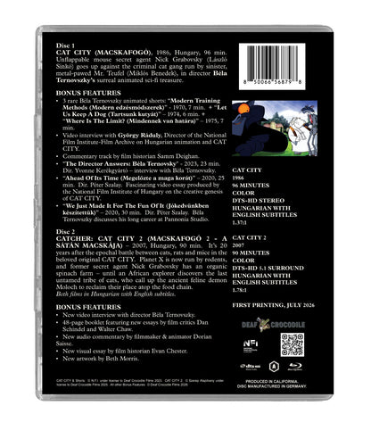 Back cover of The Cat City Collection Standard Edition [Blu-ray]