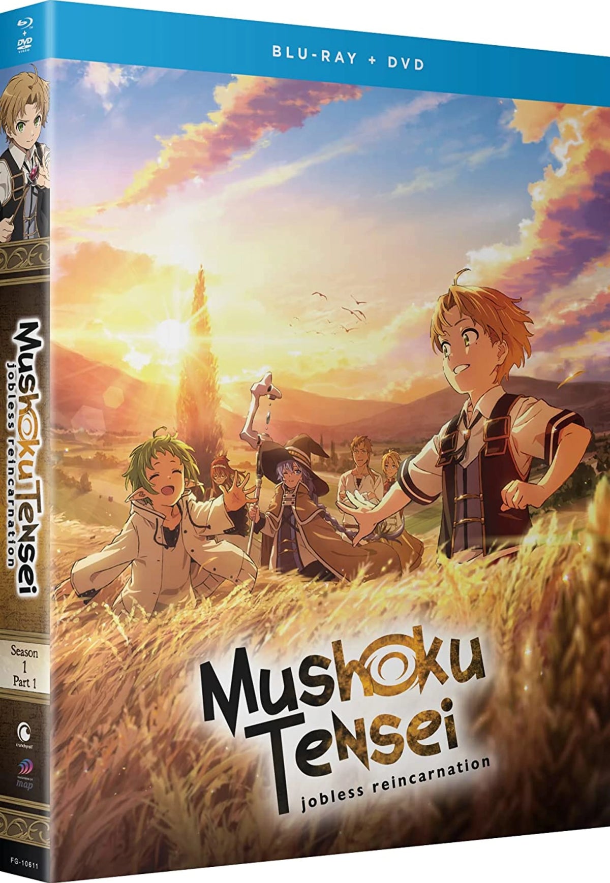 Front cover of Mushoku Tensei: Jobless Reincarnation Season 1: Part 1 [Blu-ray + DVD]
