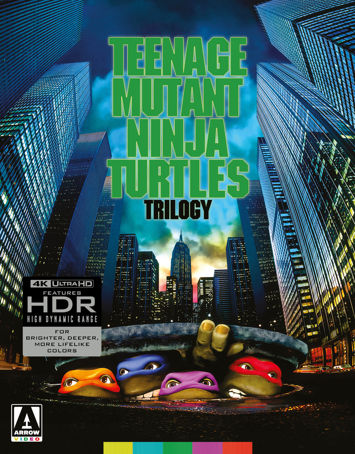 Front cover of Teenage Mutant Ninja Turtles Trilogy [Limited Edition] [4K Ultra HD]