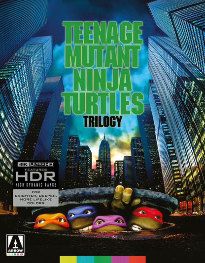 Front cover of Teenage Mutant Ninja Turtles Trilogy [Limited Edition] [4K Ultra HD]