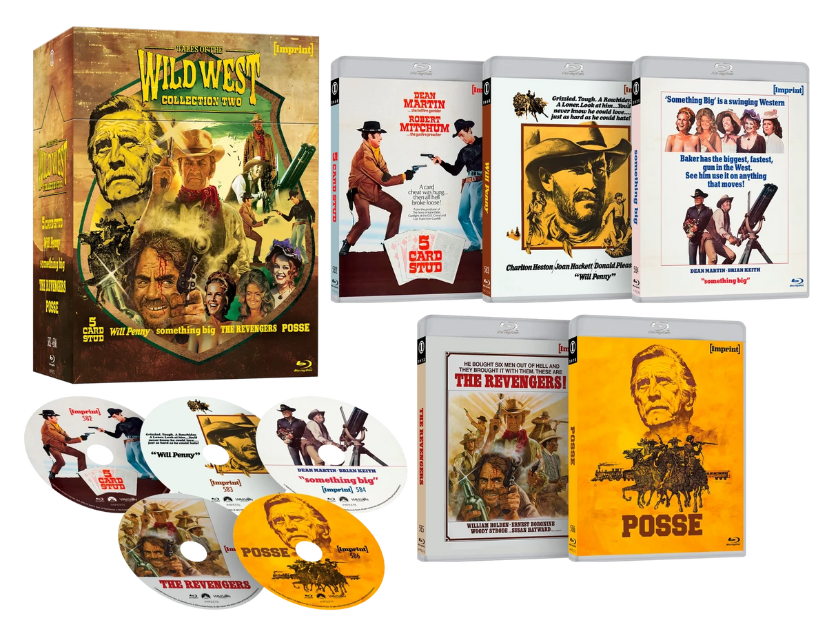 Box contents of Tales of the Wild West: Collection Two (1968 - 1975) Limited Edition Hardbox [Blu-ray] (Australian Import)