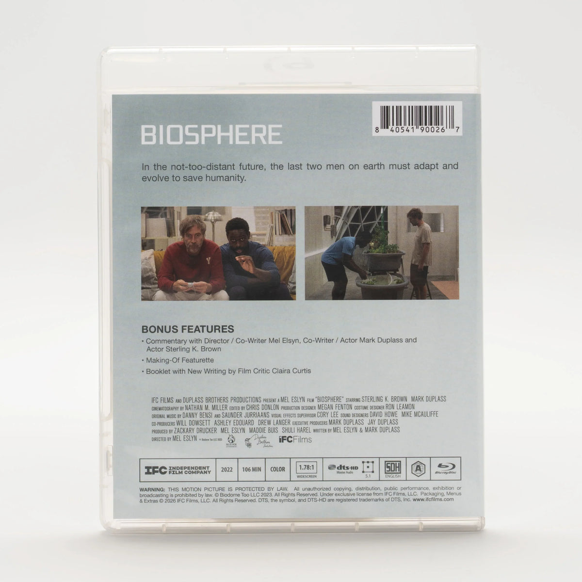 Back case of Biosphere [Blu-ray]
