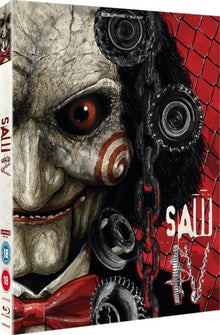 Front cover of Saw IV Limited Edition Steelbook (UK Import) [4K Ultra HD + Region B Blu-ray]