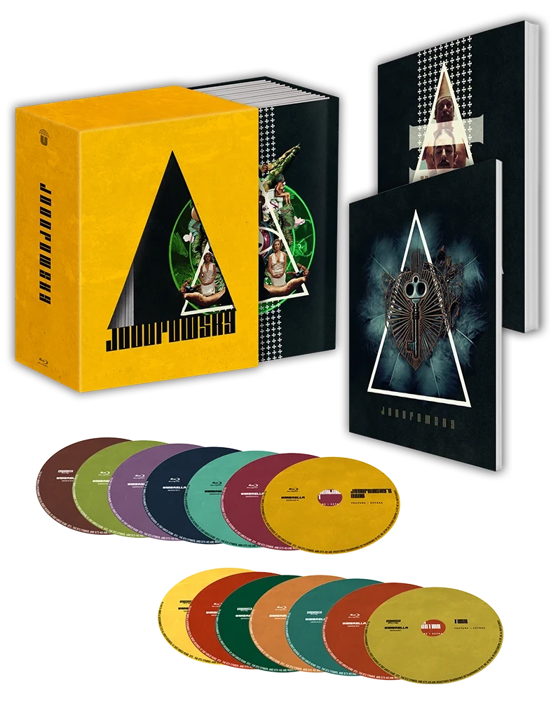 Box contents of Alejandro Jodorowsky Collectors Edition [4K Ultra HD + Blu-ray]