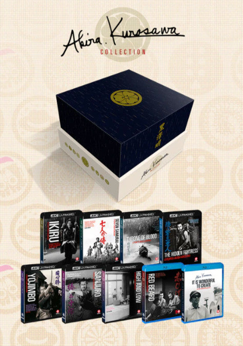 Box contents of Akira Kurosawa Collection (Australian Import) [4K Ultra HD + Blu-ray]