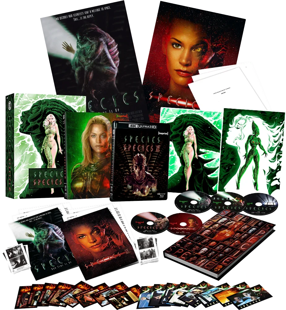 Packshot of Species I + II Limited Edition Mutation Hardbox [4K Ultra HD + Blu-ray]