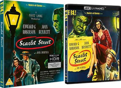 Packshot of Scarlet Street Limited Edition (UK Import) [4K Ultra HD + Region B Blu-ray]