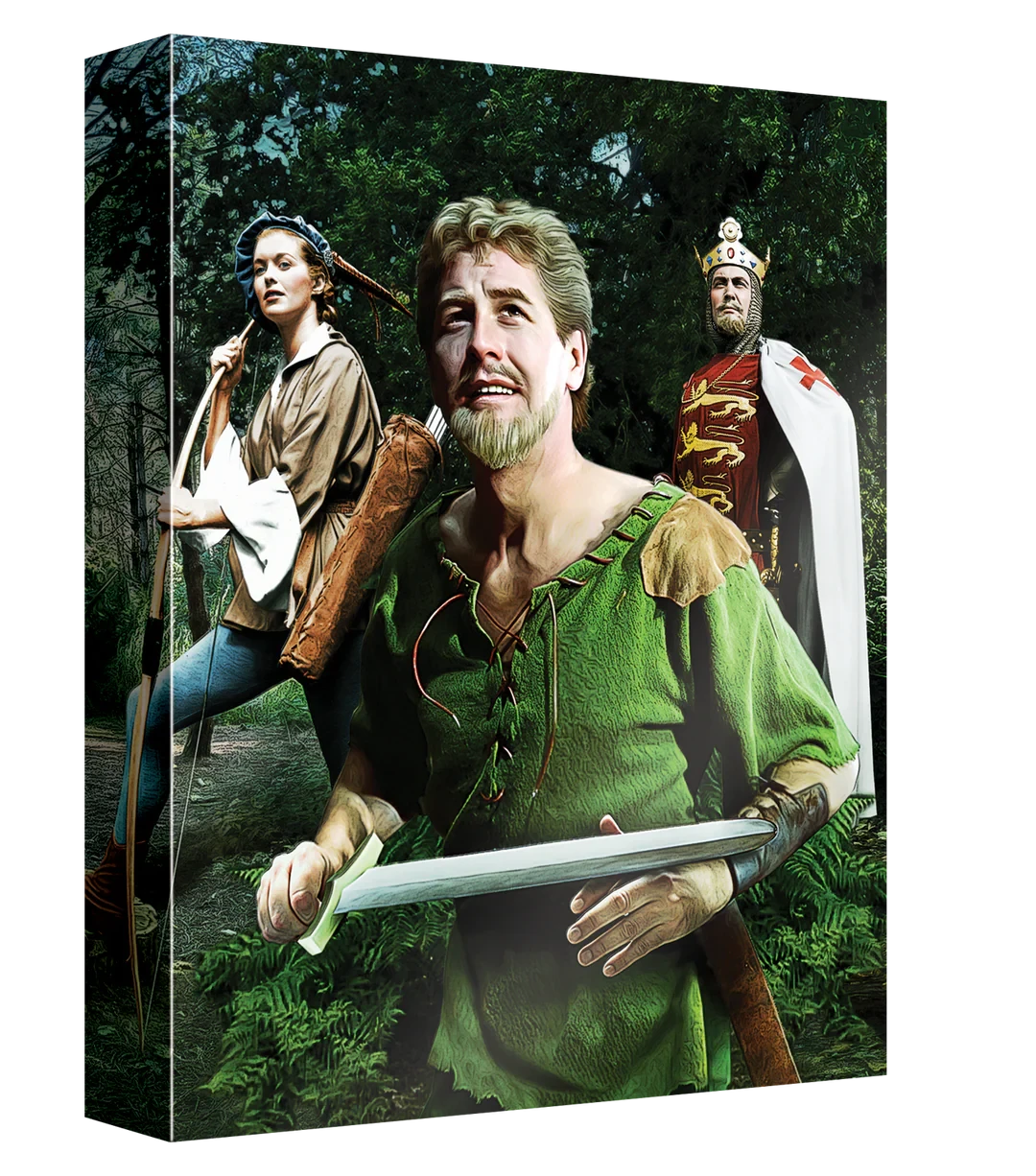 Back cover of The Men of Sherwood Forest Limited Edition (UK Import) [4K Ultra HD + Blu-ray]