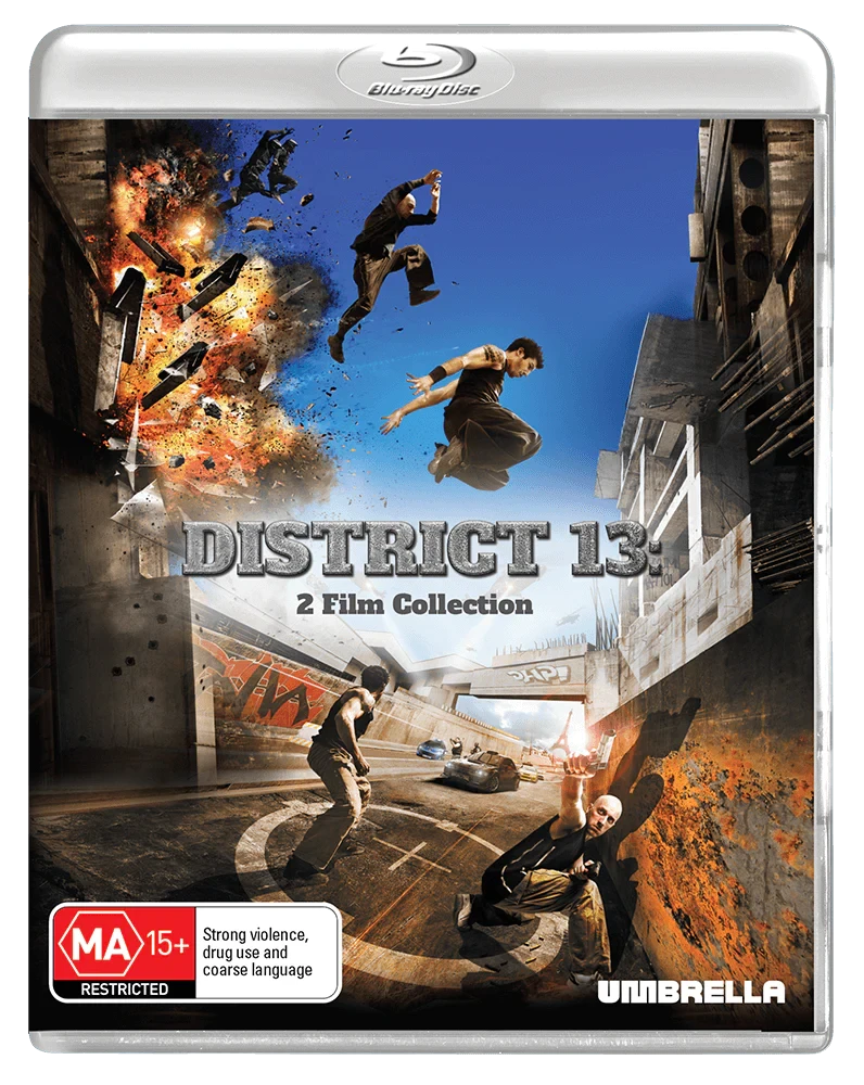 Front case of District 13: 2 Film Collection (2004, 2009) [Blu-ray]