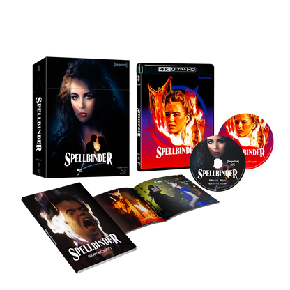 Box contents of Spellbinder (1988) Limited Edition Hardbox [4K Ultra HD + Blu-ray] (Australian Import)