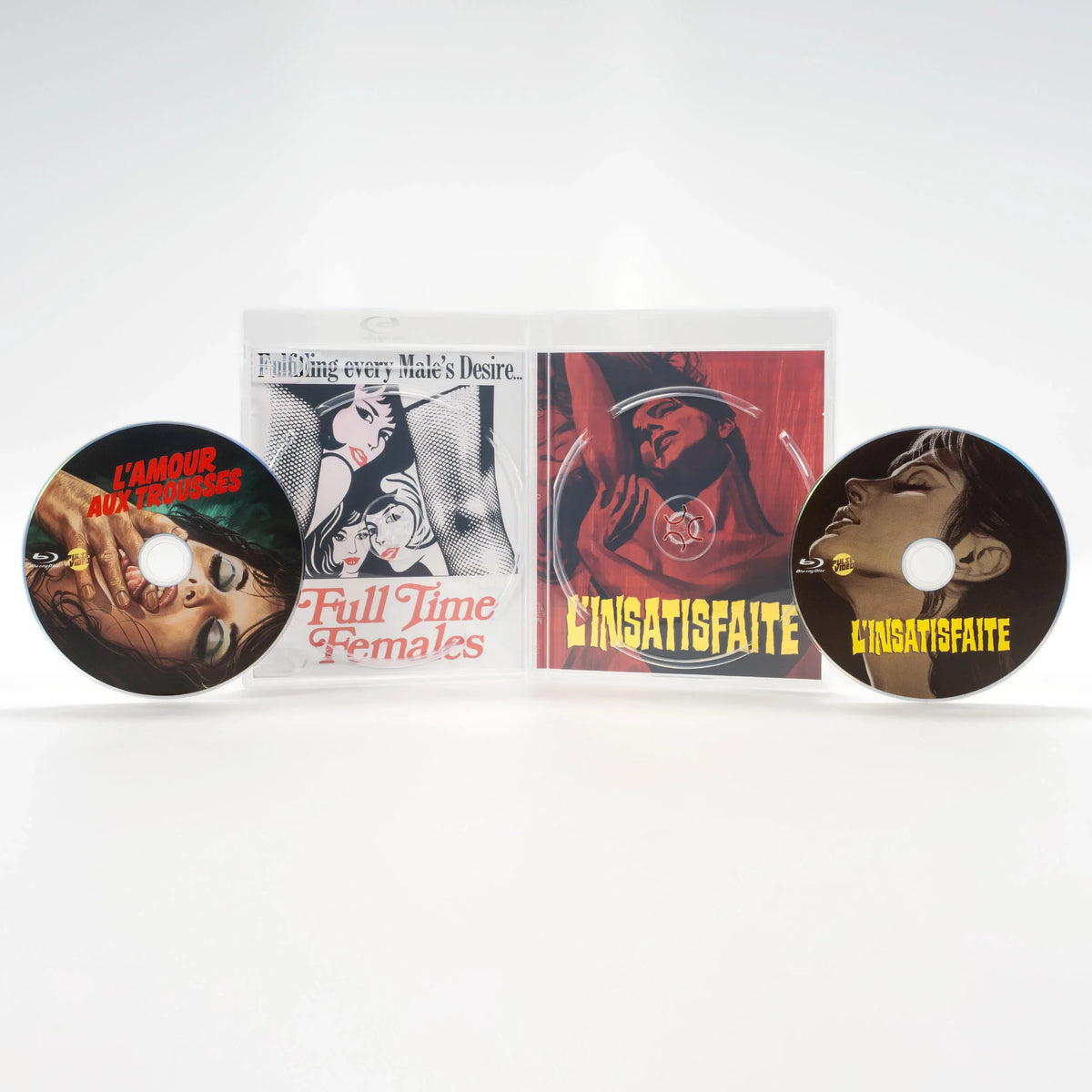 Packshot of L'insatisfaite + L'amour aux trousses [Blu-ray]