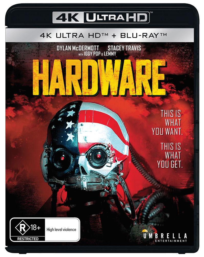 Front case of Hardware (1990) (Standard Edition) [4K Ultra HD + Blu-ray]
