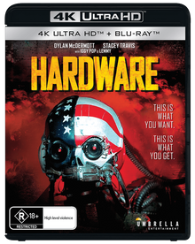 Front case of Hardware (1990) (Standard Edition) [4K Ultra HD + Blu-ray]