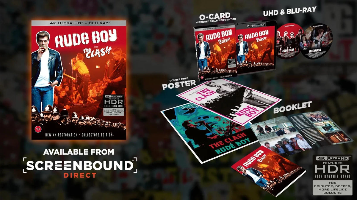 Box contents of Rude Boy Limited Edition (UK Import) [4K Ultra HD + Region B Blu-ray]