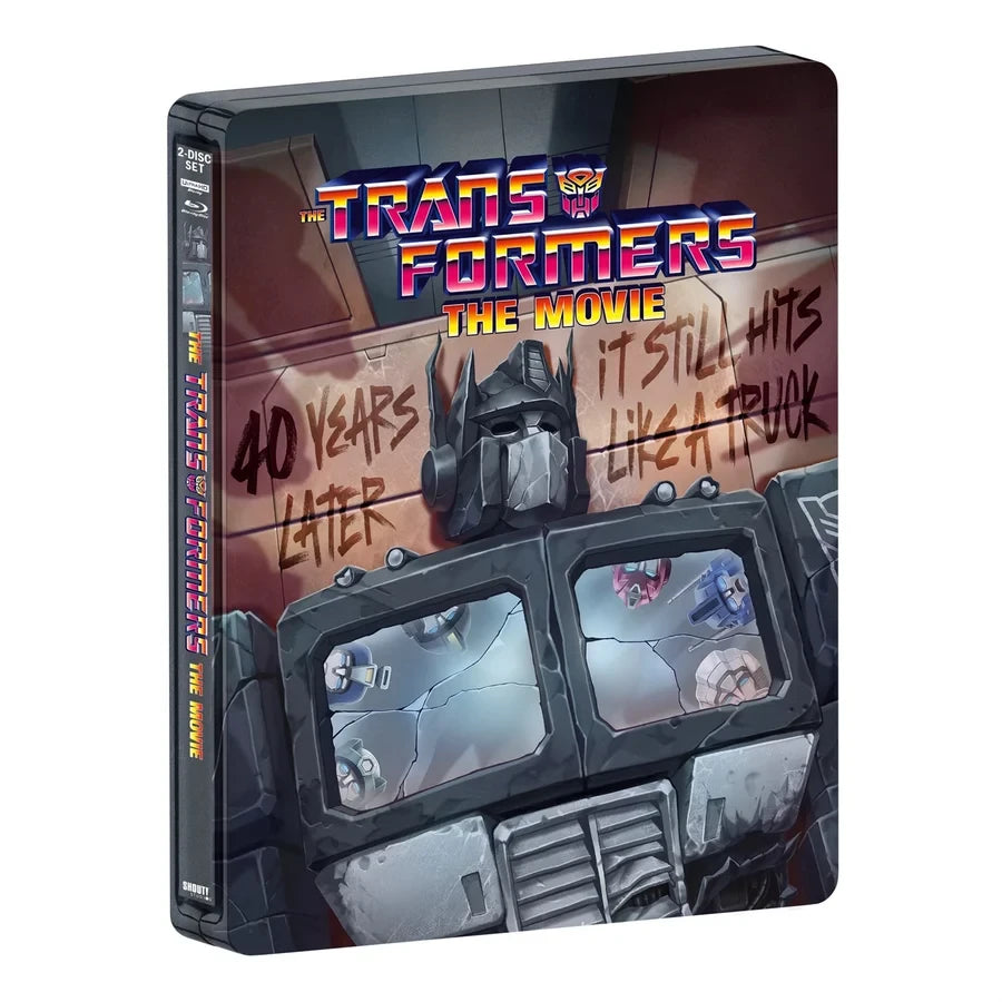 Front cover of Transformers: The Movie 40th Anniversary Limited Edition Steelbook [4K Ultra HD + Blu-ray]