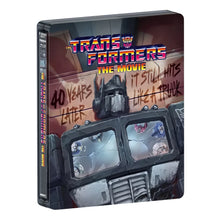 Front cover of Transformers: The Movie 40th Anniversary Limited Edition Steelbook [4K Ultra HD + Blu-ray]