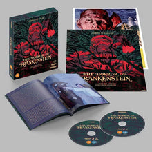 Box contents of The Horror of Frankenstein Limited Edition (UK Import) [4K Ultra HD + Region B Blu-ray]