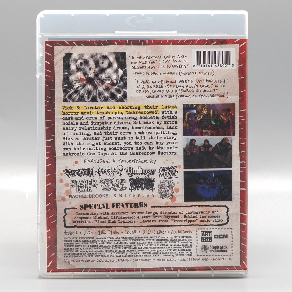 Back case of Vick & Tarstar's Scarecrow Factory [Blu-ray]