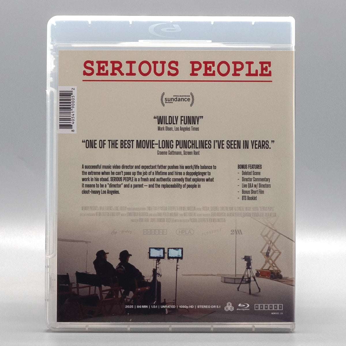 Back case of Serious People [Blu-ray]