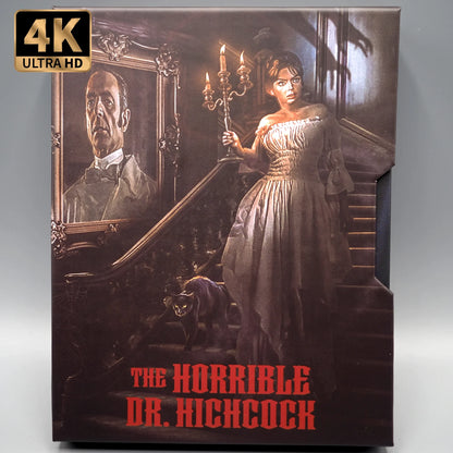 Front slipcase of The Horrible Dr. Hichcock [4K Ultra HD + Blu-ray Set]