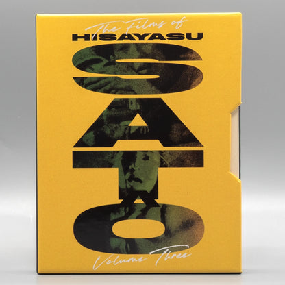 Front slipcase of The Films of Hisayasu Satô: Volume #3 [Blu-ray Set]
