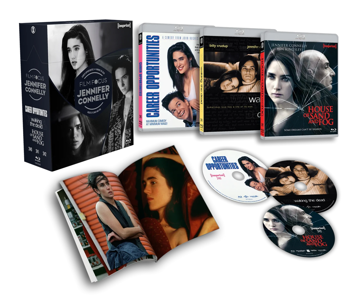 Box contents of Film Focus: Jennifer Connelly (1991 – 2003) Limited Edition Hardbox [Blu-ray] (Australian Import)