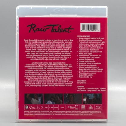 Back case of Raw Talent [Blu-ray]