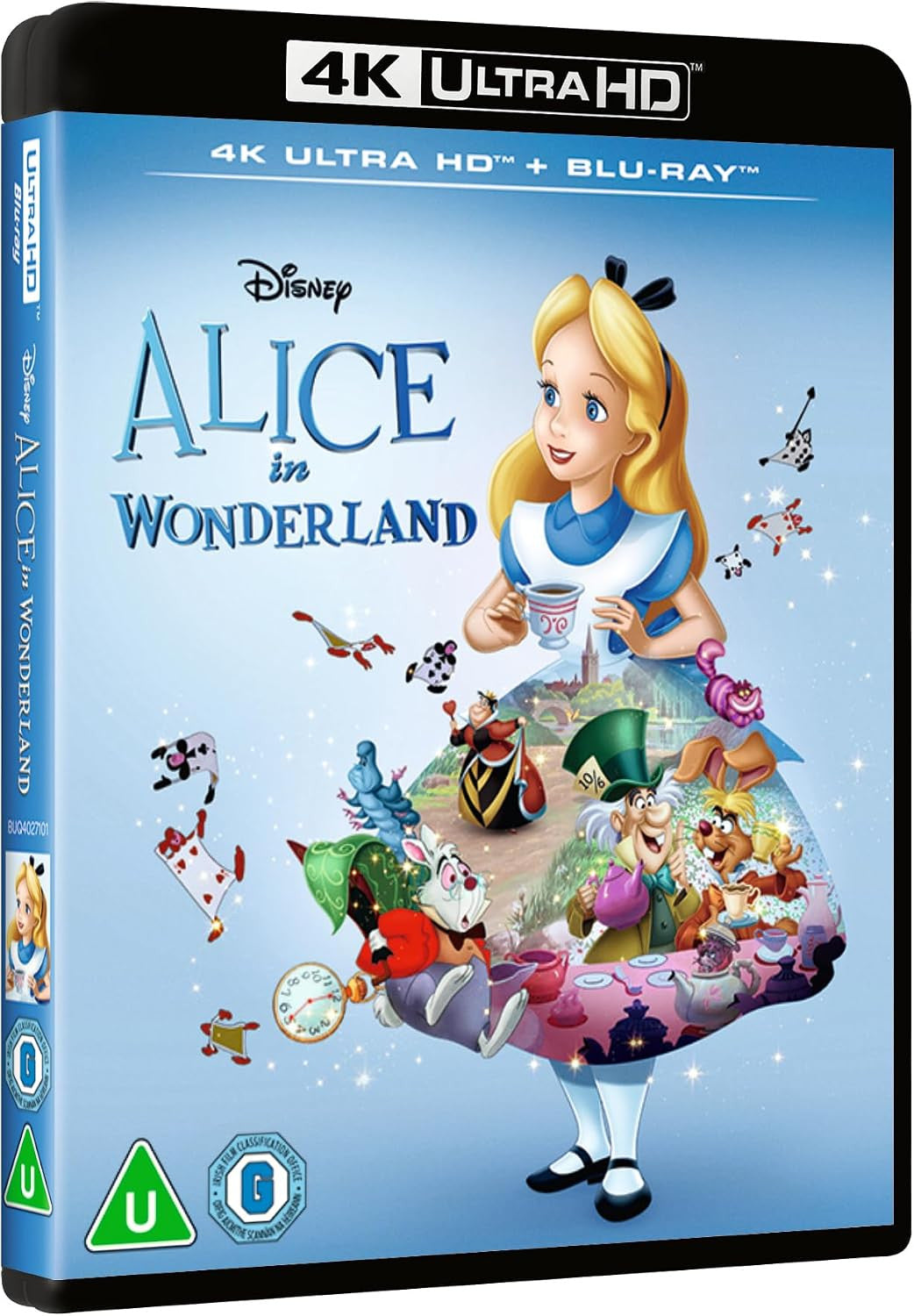 Front case of Alice In Wonderland (UK Import) [4K Ultra HD + Blu-ray]