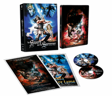 Box contents of The Sword and the Sorcerer Steelbook Lenticular Hardcase [4K Ultra HD + Blu-ray] (Australian Import)