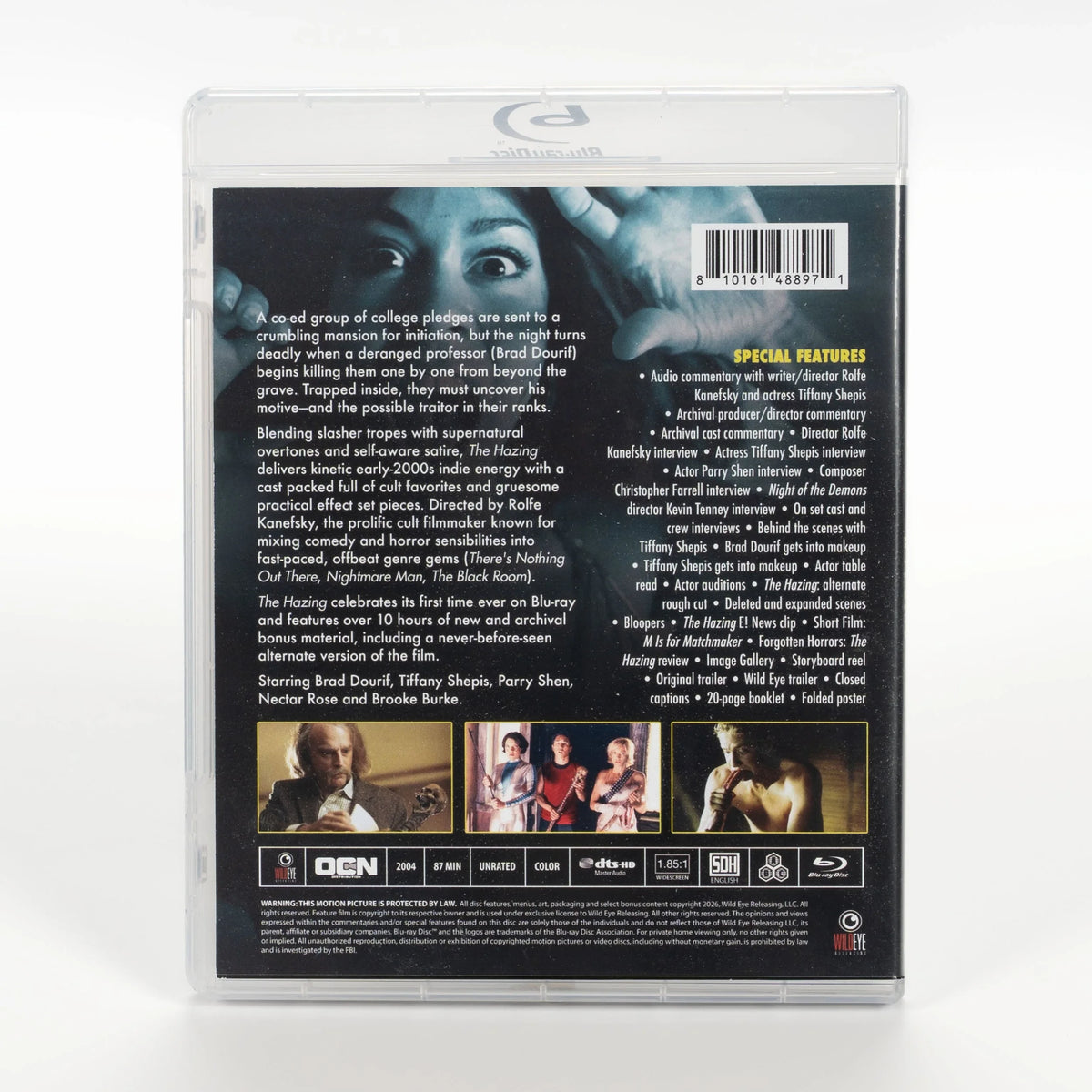 Back case of The Hazing [Blu-ray]