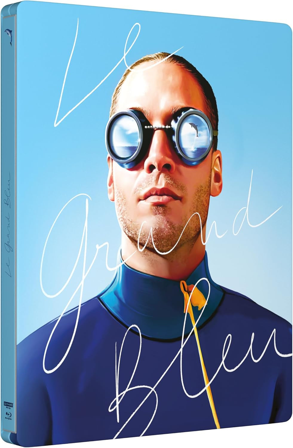 Front cover of The Big Blue (Le Grand Bleu) Limited Edition Steelbook (UK Import) [4K Ultra HD + Region B Blu-ray]