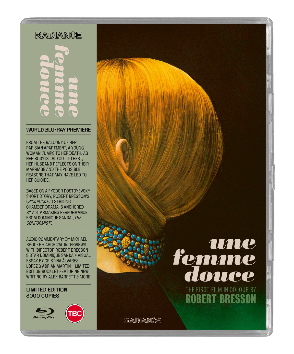 Front cover of Une femme douce Limited Edition (UK Import) [Region B Blu-ray]