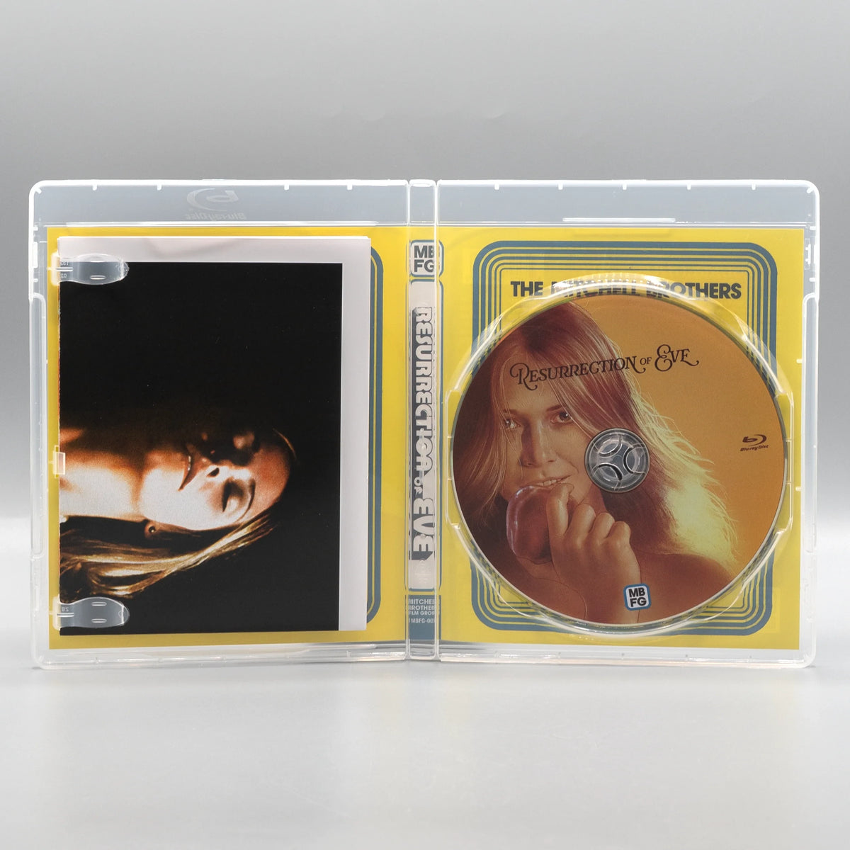 Open case showing disc art of Resurrection Of Eve [Blu-ray]