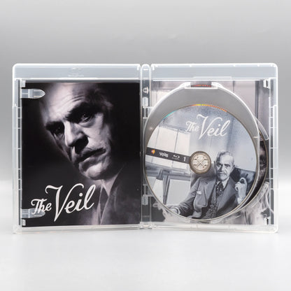 Open case showing disc art of The Veil [Blu-ray Set]